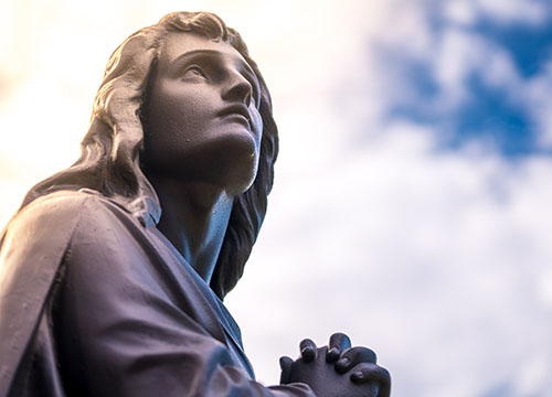 Catholic Cemetery statue